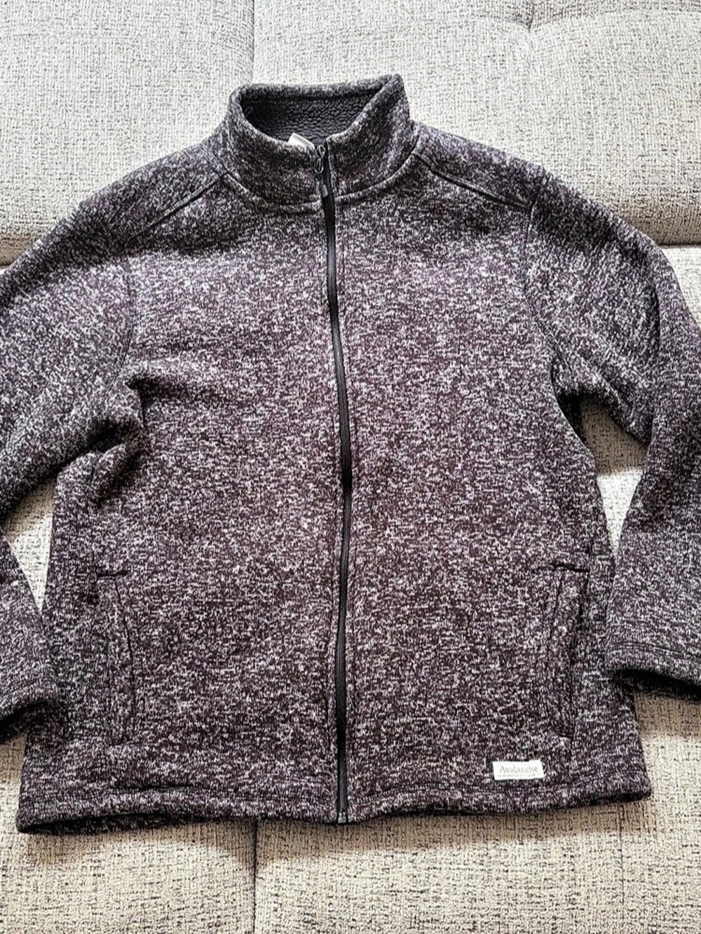 Avalanche Men's Fleece Jacket Gray Size Large Like New